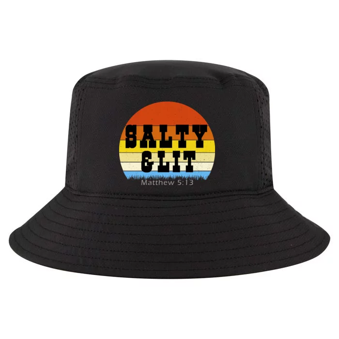 SALTY AND LIT Cool Comfort Performance Bucket Hat