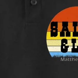 SALTY AND LIT Dry Zone Grid Performance Polo