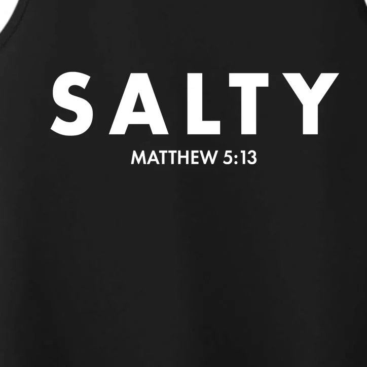 Salty Matttew 5:13 Performance Tank