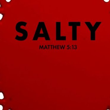 Salty Matttew 5:13 Oval Ornament