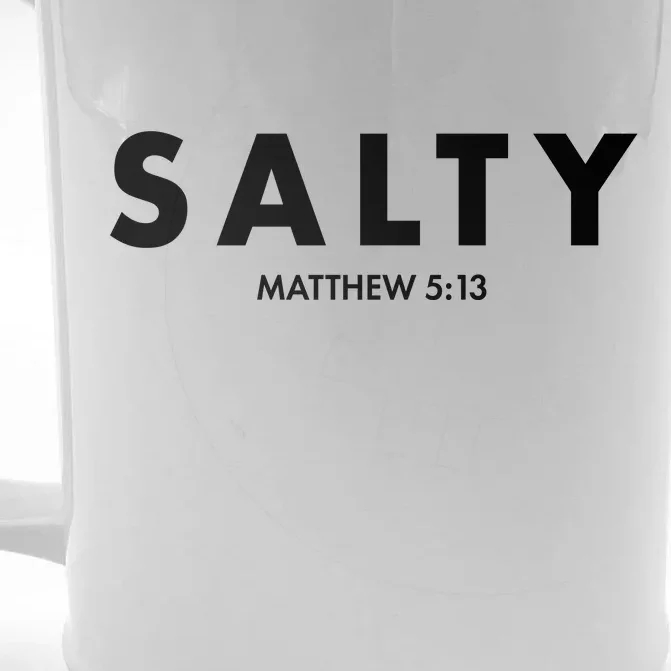 Salty Matttew 5:13 Front & Back Beer Stein