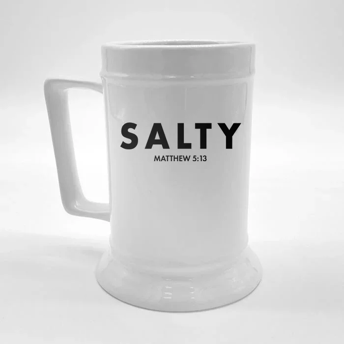 Salty Matttew 5:13 Front & Back Beer Stein