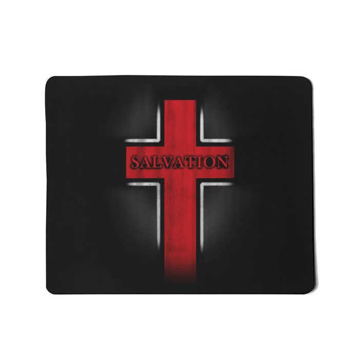 Salvation Christian Cross Mousepad