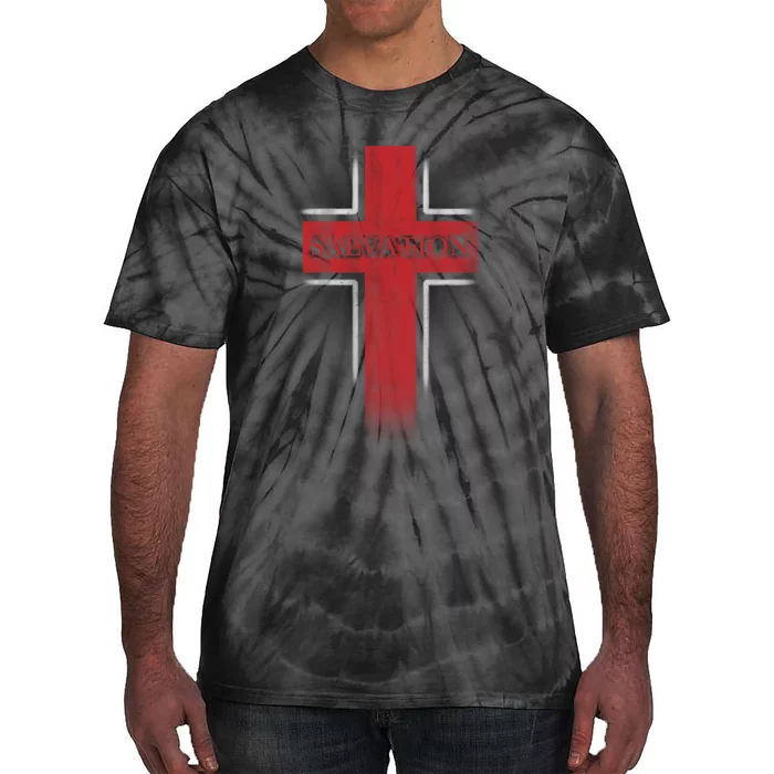 Salvation Christian Cross Tie-Dye T-Shirt