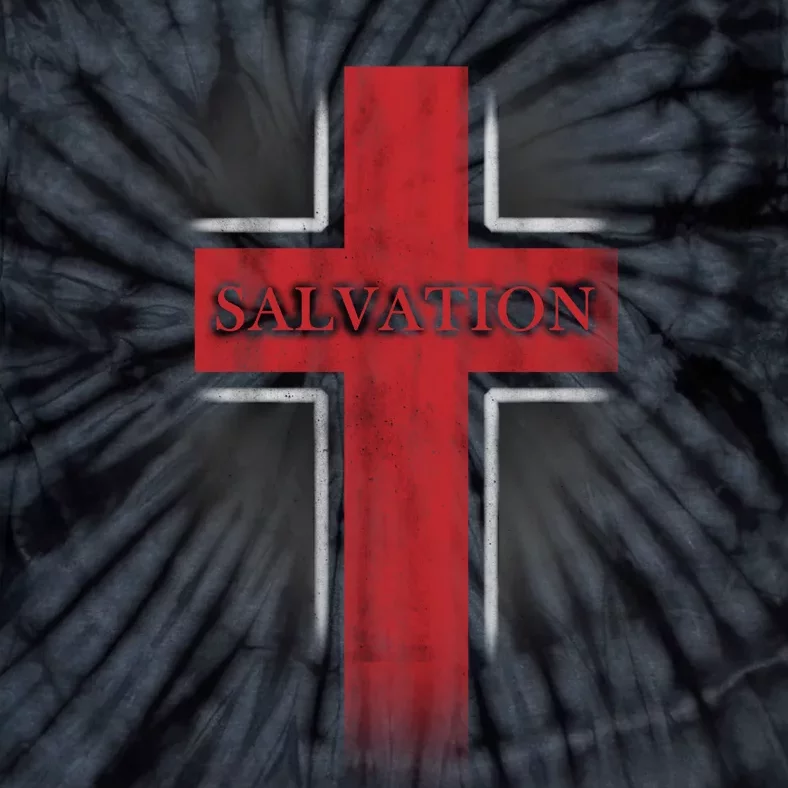 Salvation Christian Cross Tie-Dye T-Shirt