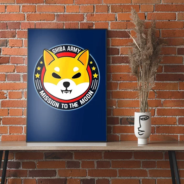 Shiba Army Mission To The Moon Poster