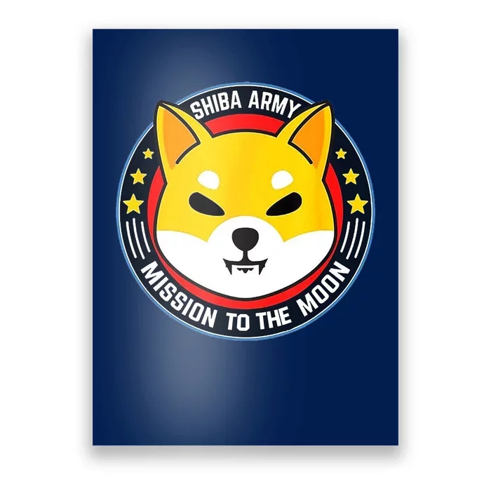 Shiba Army Mission To The Moon Poster