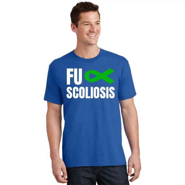 Scoliosis Awareness Month Green Ribbon Gift T-Shirt