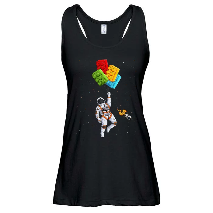 Space Astronaut Master Builder Ladies Essential Flowy Tank