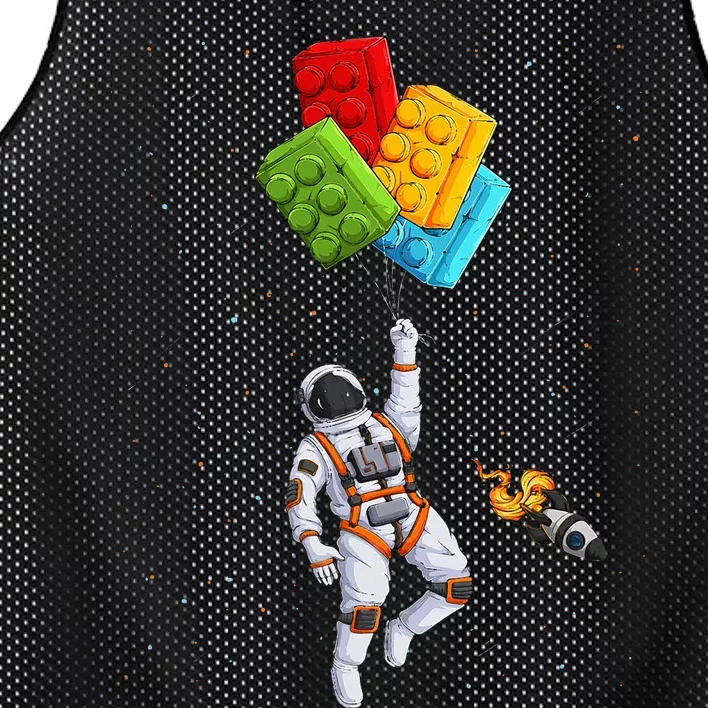 Space Astronaut Master Builder Mesh Reversible Basketball Jersey Tank