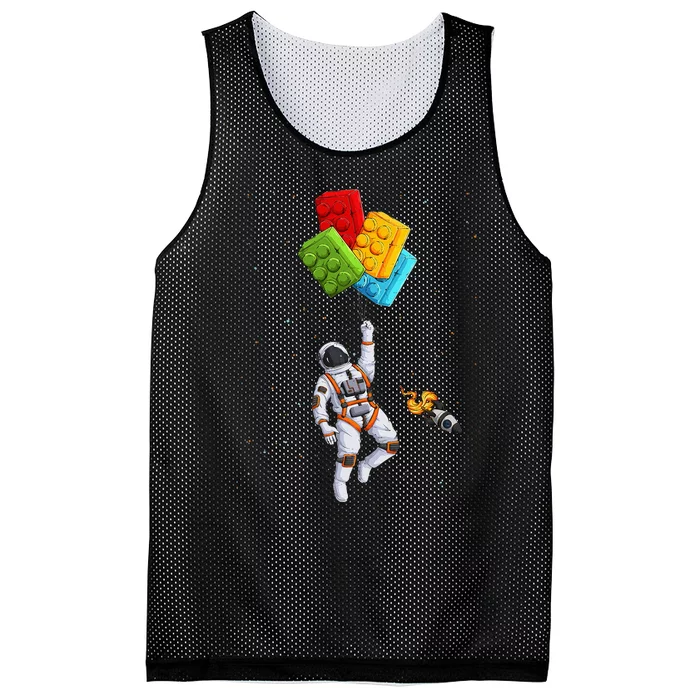 Space Astronaut Master Builder Mesh Reversible Basketball Jersey Tank