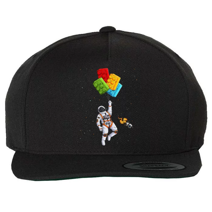 Space Astronaut Master Builder Wool Snapback Cap