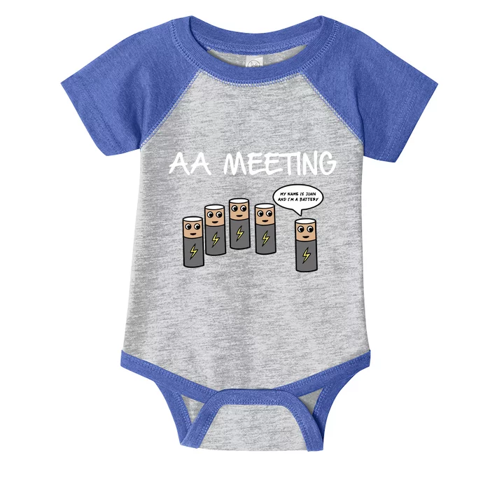 Summerhaysbros Aa Meeting Infant Baby Jersey Bodysuit