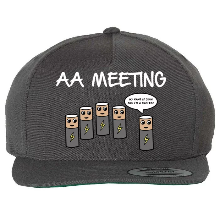 Summerhaysbros Aa Meeting Wool Snapback Cap