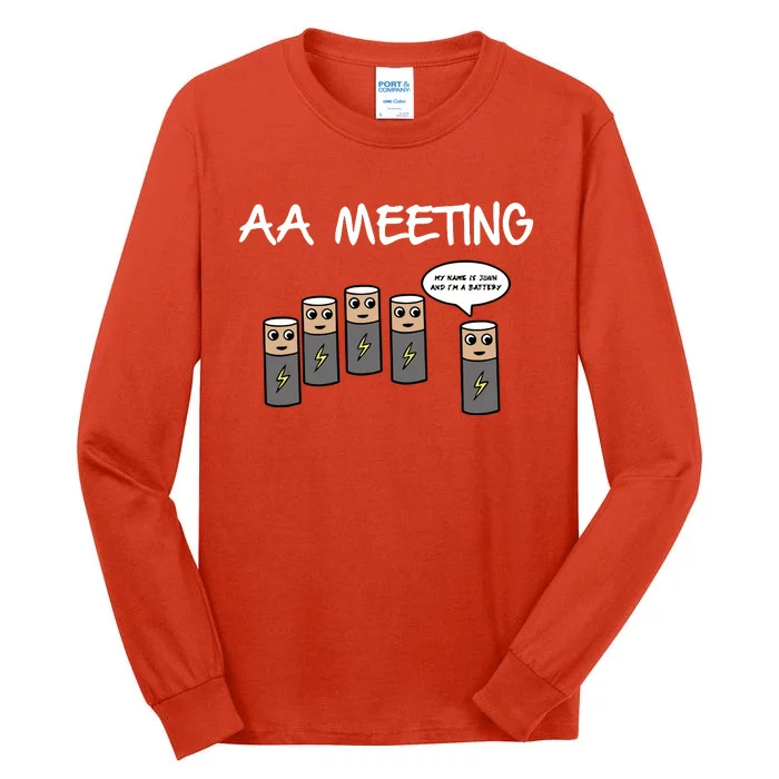 Summerhaysbros Aa Meeting Tall Long Sleeve T-Shirt