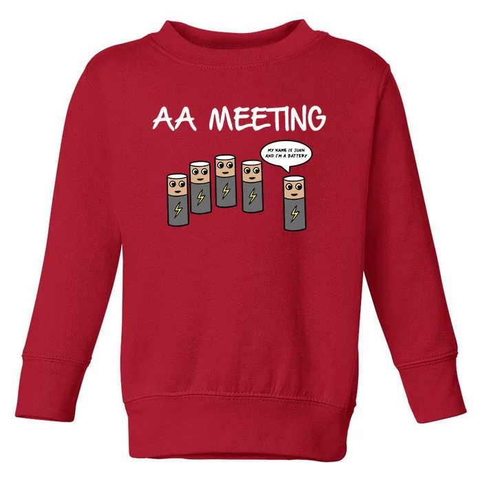 Summerhaysbros Aa Meeting Toddler Sweatshirt