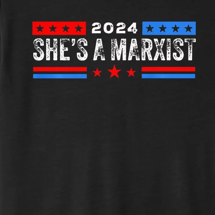 SheS A Marxist Elections 2024 Democrat Republican ChromaSoft Performance T-Shirt