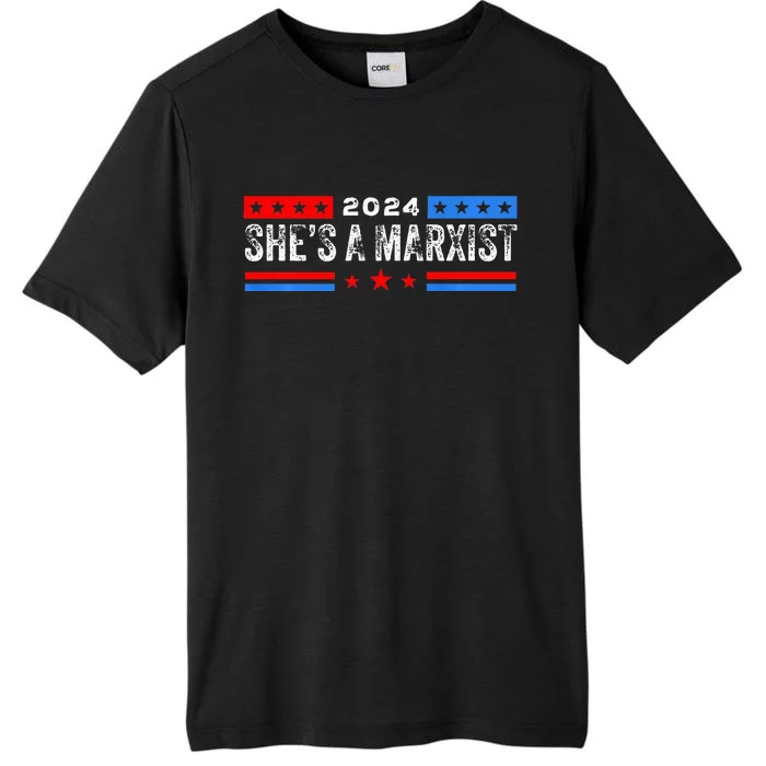 SheS A Marxist Elections 2024 Democrat Republican ChromaSoft Performance T-Shirt