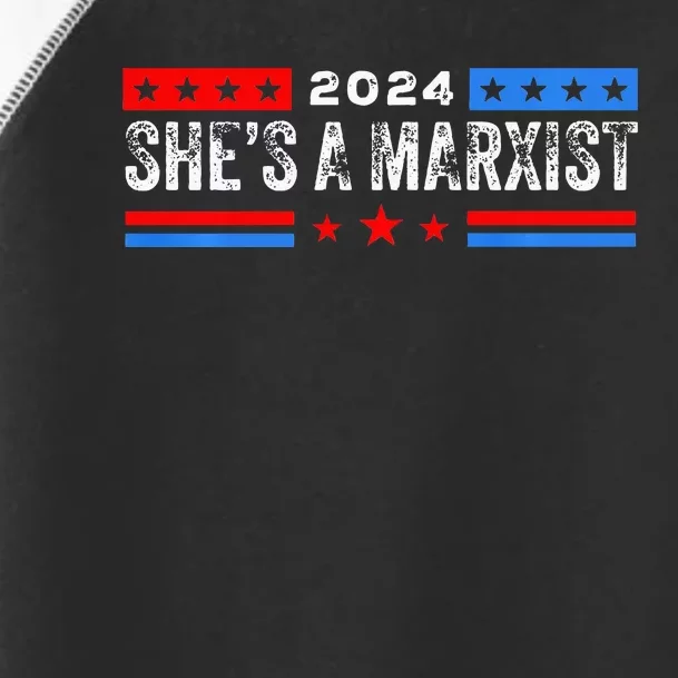 SheS A Marxist Elections 2024 Democrat Republican Toddler Fine Jersey T-Shirt