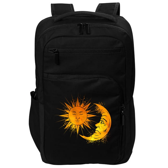 Sun And Moon Astrology Gift Impact Tech Backpack