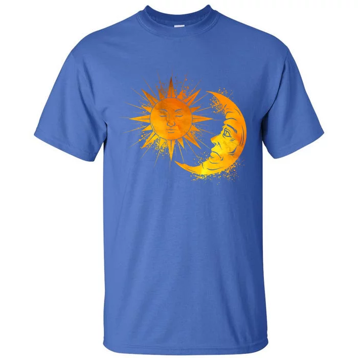 Sun And Moon Astrology Gift Tall T-Shirt