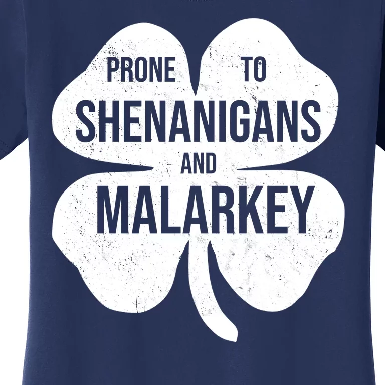 Shenanigans And Malarkey Funny St Patrick's Day Women's T-Shirt