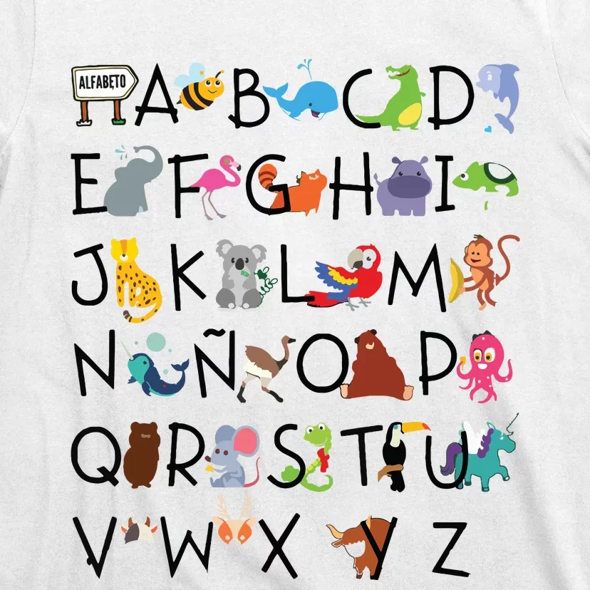 SPANISH ALPHABET MAESTRA SPANISH TEACHER T-Shirt