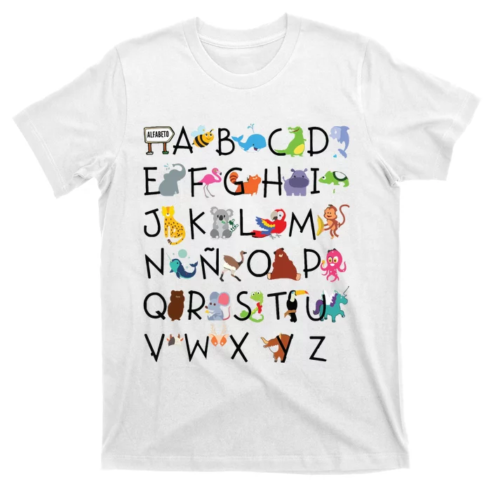 SPANISH ALPHABET MAESTRA SPANISH TEACHER T-Shirt