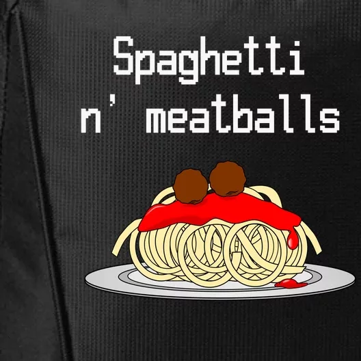 Spaghetti And Meatballs Spaghetti And Meatballs Cool Gift City Backpack