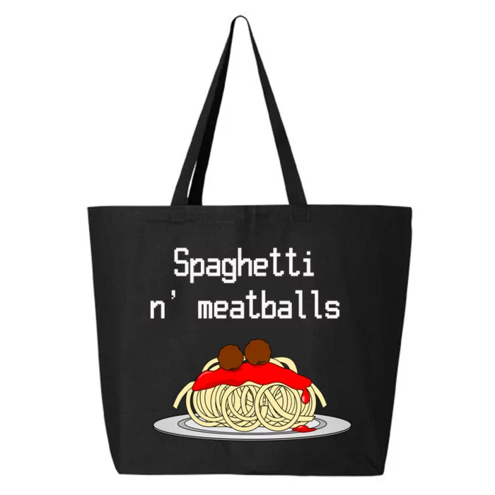 Spaghetti And Meatballs Spaghetti And Meatballs Cool Gift 25L Jumbo Tote