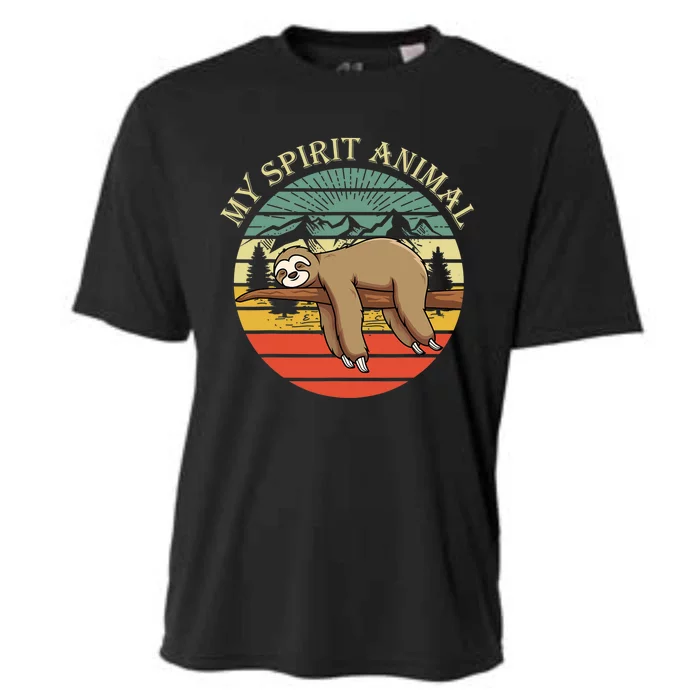 Sloths Are My Spirit Animal Sloth Is My Spirit Animal Cooling Performance Crew T-Shirt