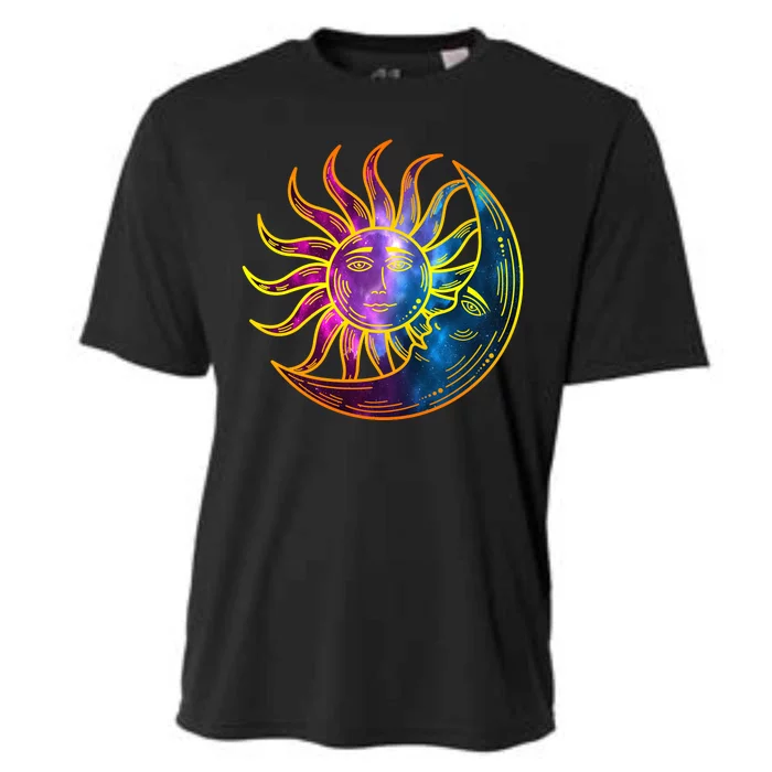 Sun And Moon Mystical Classic Cooling Performance Crew T-Shirt