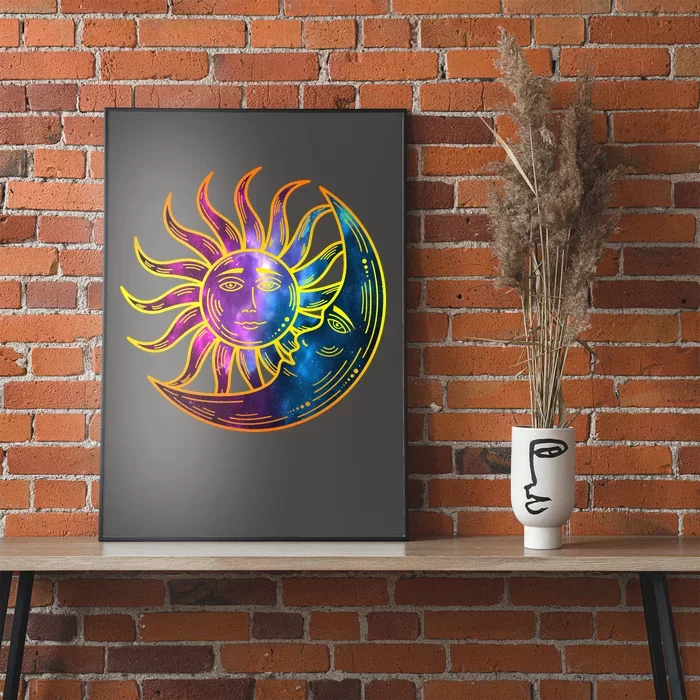 Sun And Moon Mystical Classic Poster