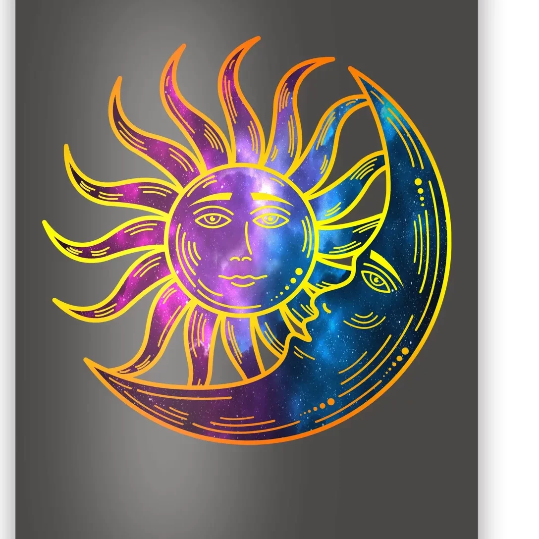 Sun And Moon Mystical Classic Poster