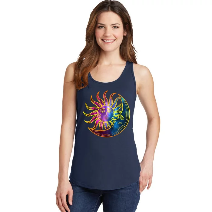 Sun And Moon Mystical Classic Ladies Essential Tank