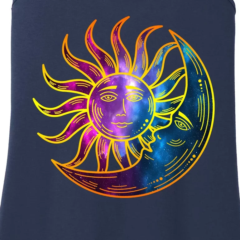 Sun And Moon Mystical Classic Ladies Essential Tank