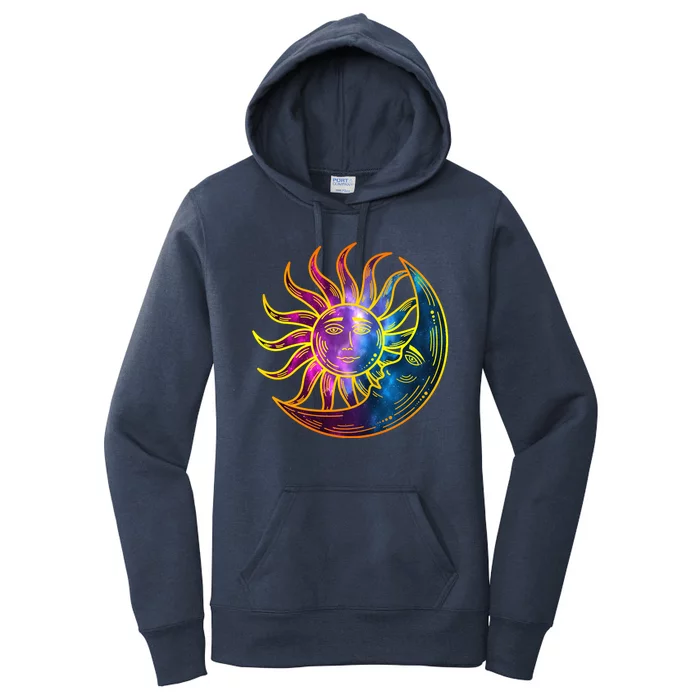 Sun And Moon Mystical Classic Women's Pullover Hoodie