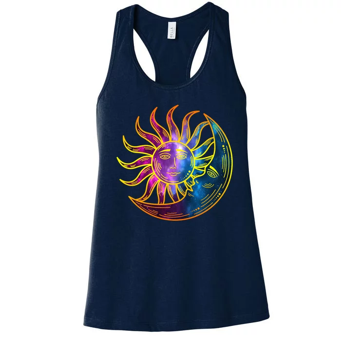 Sun And Moon Mystical Classic Women's Racerback Tank