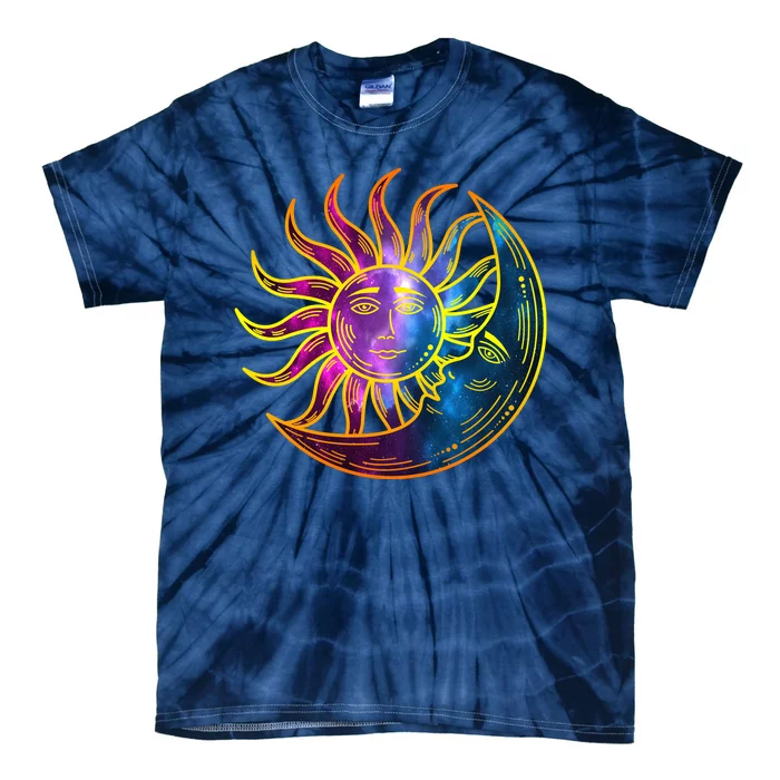 Sun And Moon Mystical Classic Tie-Dye T-Shirt