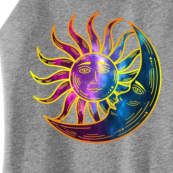 Sun And Moon Mystical Classic Women’s Perfect Tri Rocker Tank