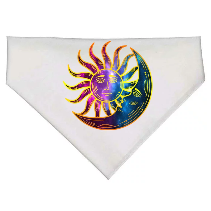 Sun And Moon Mystical Classic USA-Made Doggie Bandana