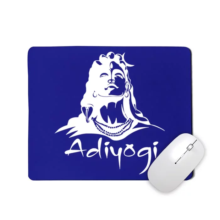 Shiva Adiyogi Meditation Design Meaningful Gift Mousepad