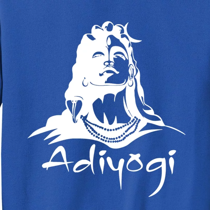 Shiva Adiyogi Meditation Design Meaningful Gift Tall Sweatshirt