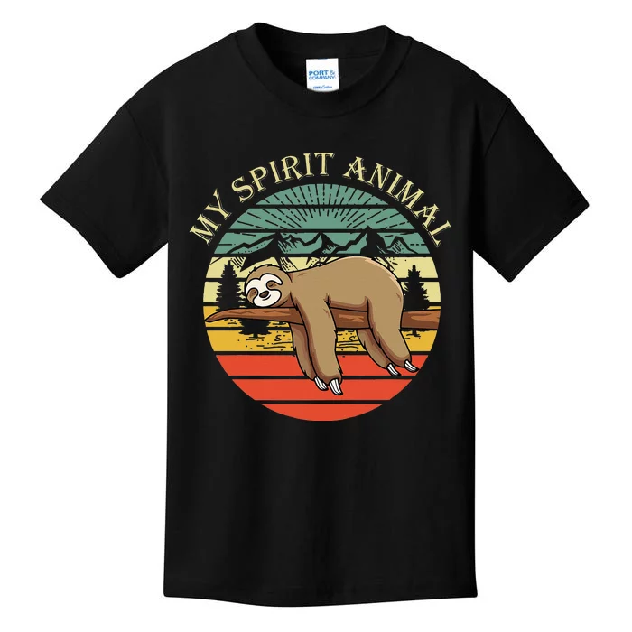 sloths are my spirit animal Sloth is my spirit animal Kids T-Shirt