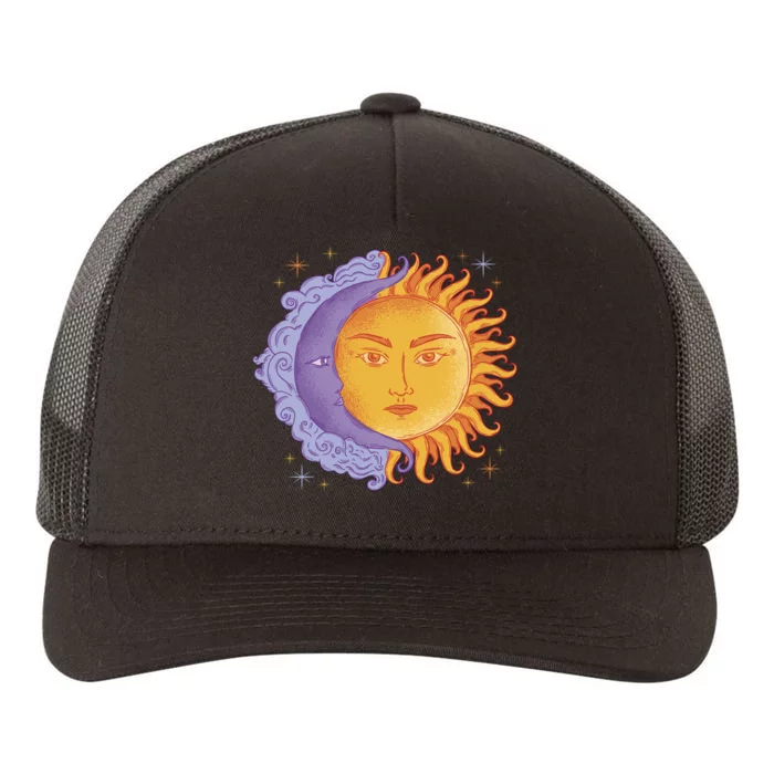 Sun And Moon Sky Yupoong Adult 5-Panel Trucker Hat