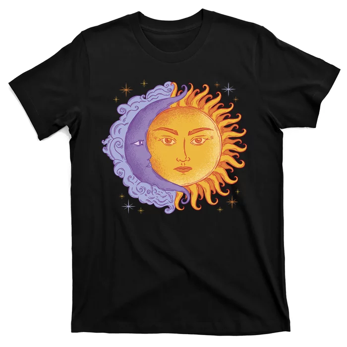 Sun And Moon Sky T-Shirt