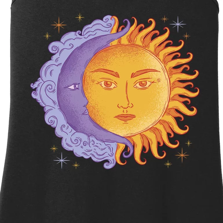 Sun And Moon Sky Ladies Essential Tank