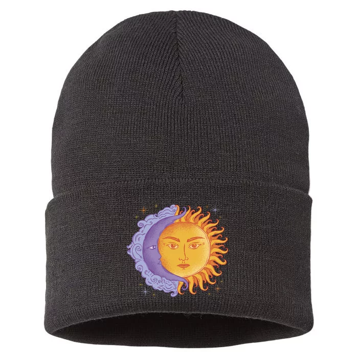 Sun And Moon Sky Sustainable Knit Beanie