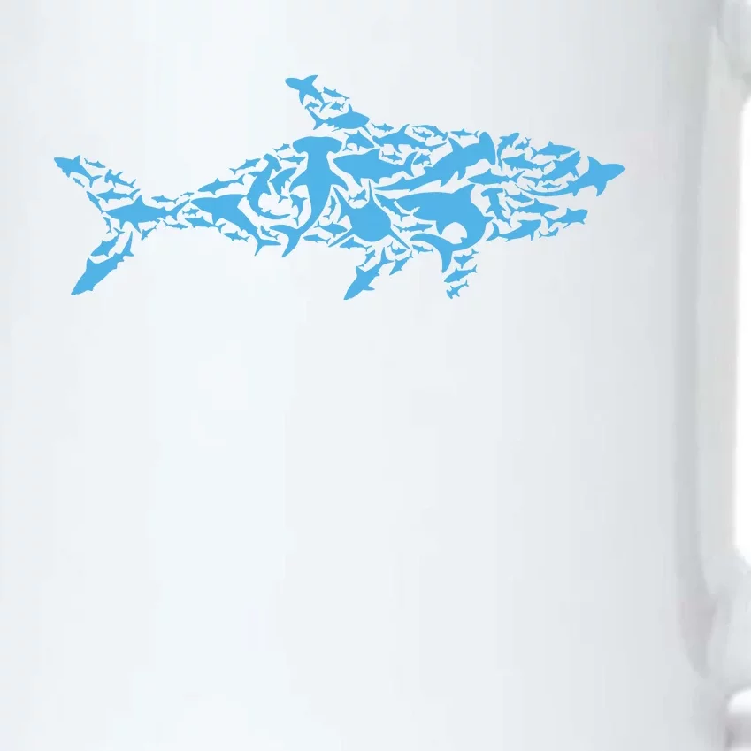 Shark Animal Marine Biology Science Scientist Shark Lover Black Color Changing Mug