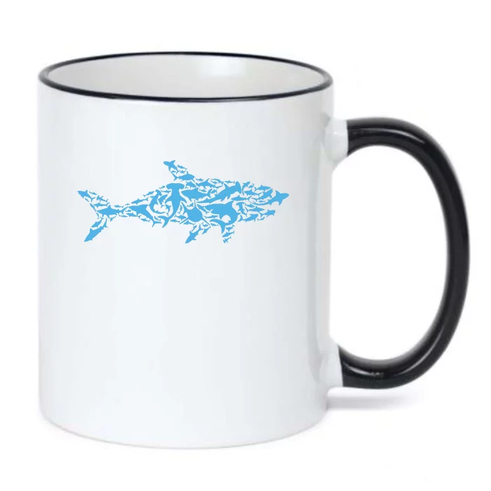 Shark Animal Marine Biology Science Scientist Shark Lover Black Color Changing Mug